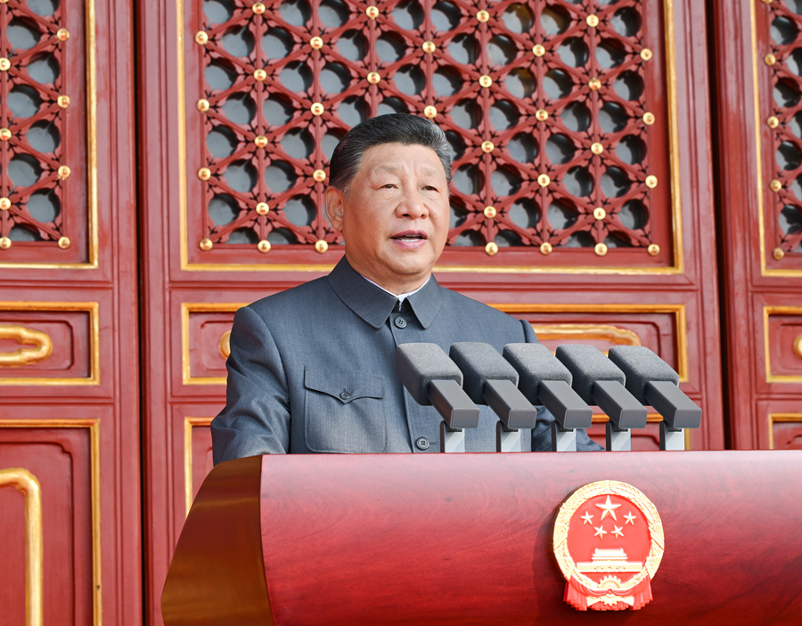紀念中國人民抗日戰爭暨世界反法西斯戰爭勝利80周年大會在京隆重舉行